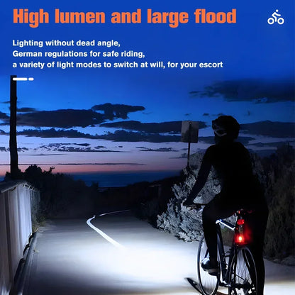 T6 LED Bike Front Light Bicycle Headlight Rechargeable Bright MTB Road Bike Head Lamp LED Cycling Flashlight for Night Riding
